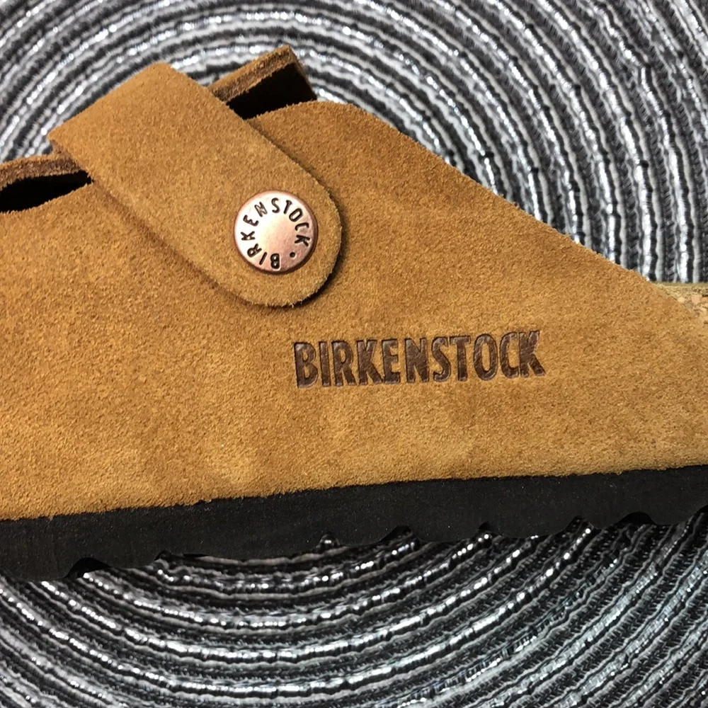 🎊FRESH🎊 NWT Women's Mink Suede Birkenstock Boston Shoes - Narrow Fit - Picture 6 of 6